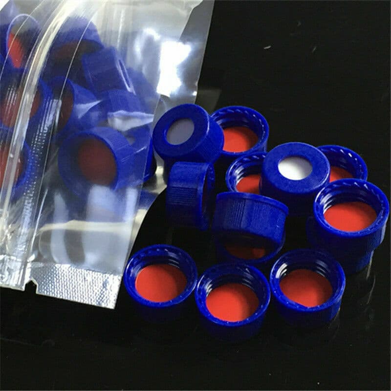 12x32mm wide opening HPLC glass vials silicone slit septa